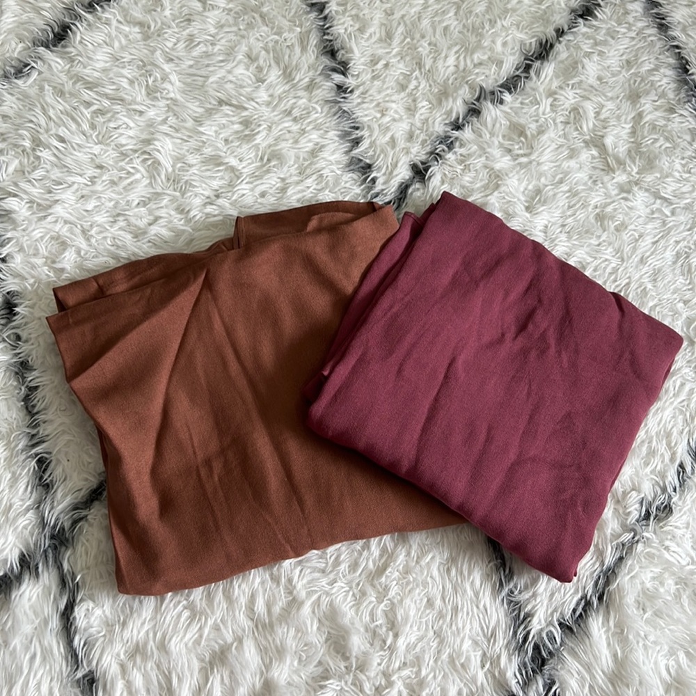 Bamboo Woven Hijab in 2 colors